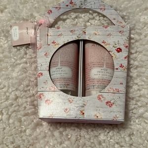 Sweet Pea Family Tree Hand Scrub and Nail and Cuticle Cream NWB